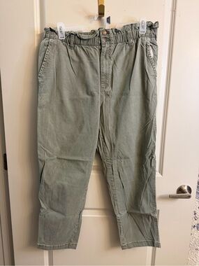 Universal Thread Men's Elastic Paperbag Waist Chinos in Sage